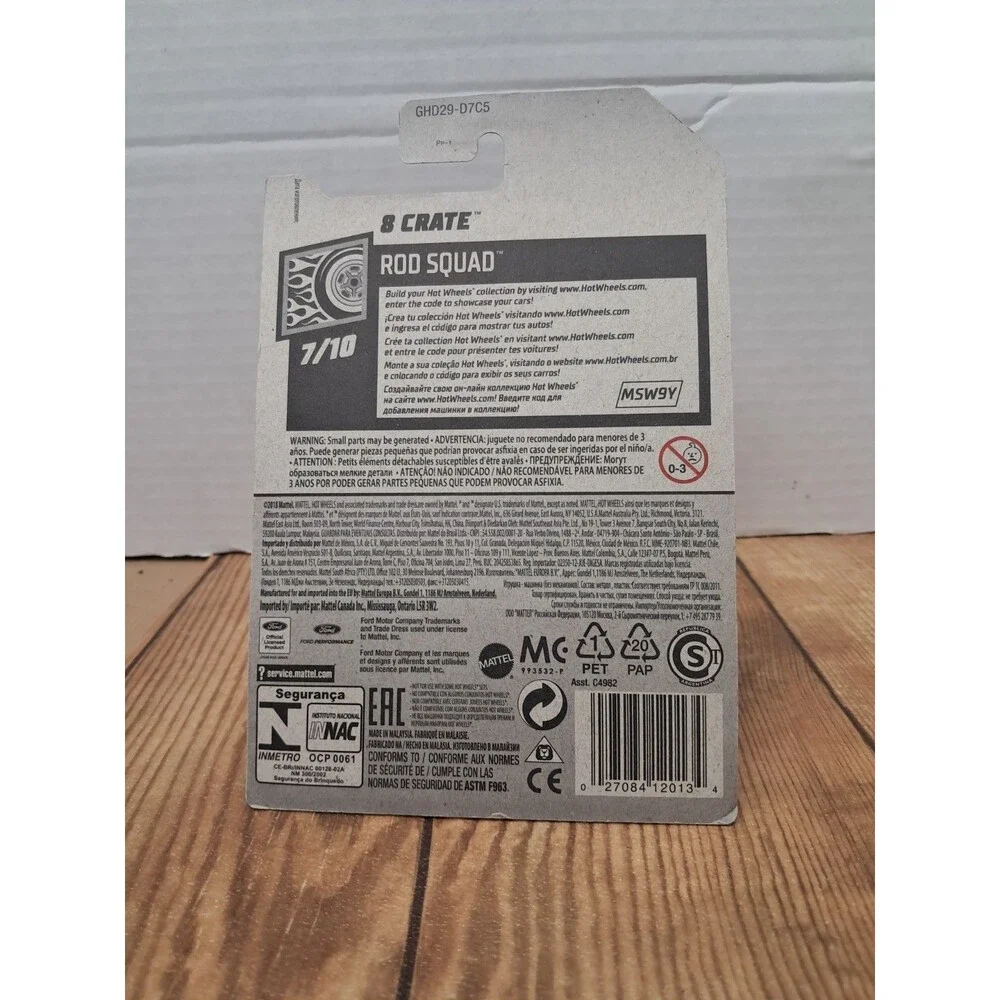 HOT WHEELS 2020 ROD SQUAD 8 CRATE 7/10 Silver